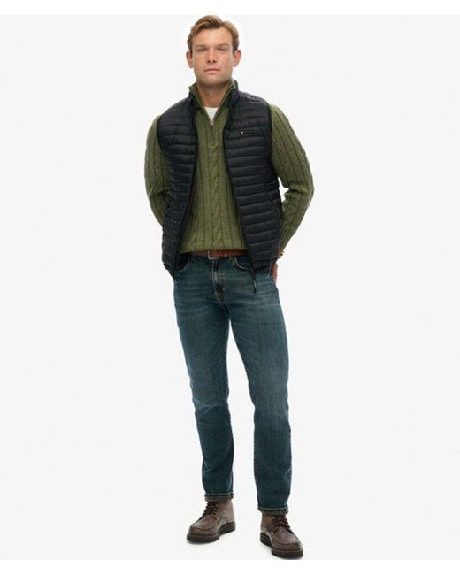 Superdry Green & Co Fuji Lite Padded Gilet for men
