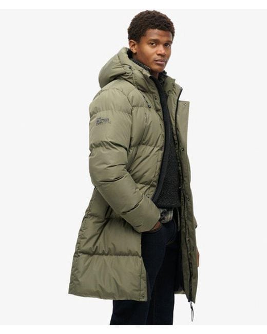 Doudoune à capuche sports Superdry pour homme en coloris Green