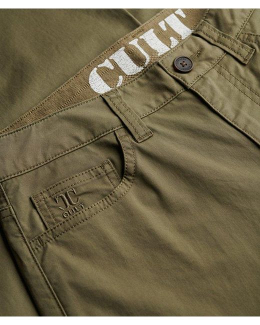 Superdry Green & Co Mid Rise baggy Chino