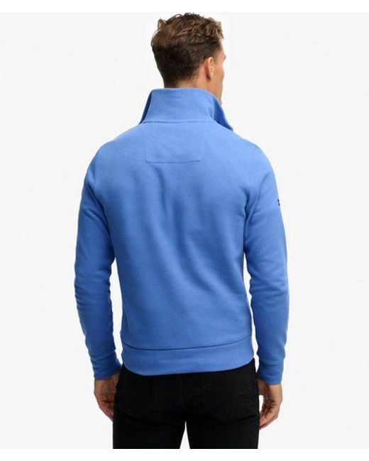 Superdry Blue & Co Essential Pique Half Zip for men