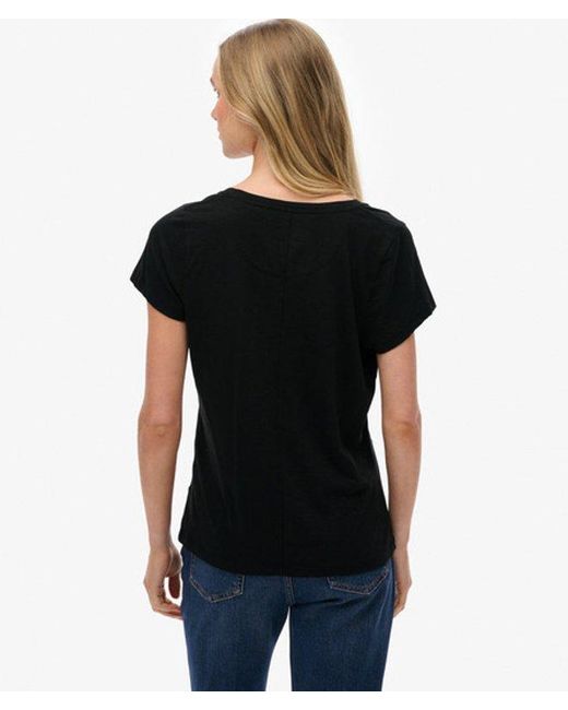 Superdry Black & Co Studios Scoop Neck T-shirt