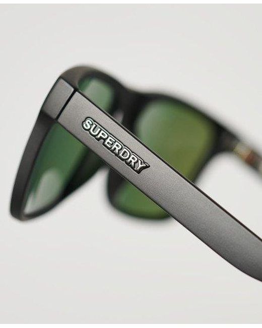 Superdry Blue Sdr Rectangular Roamer Sunglasses for men