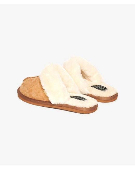 Superdry White & Co Classic Suede Mule Slippers