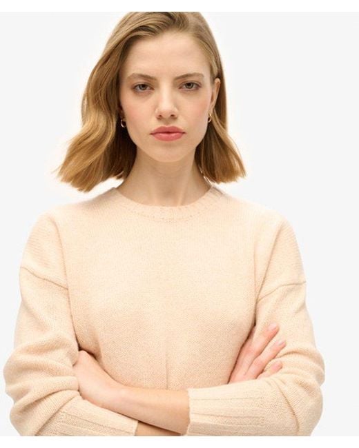 Superdry Blue Essential Crew Neck Jumper