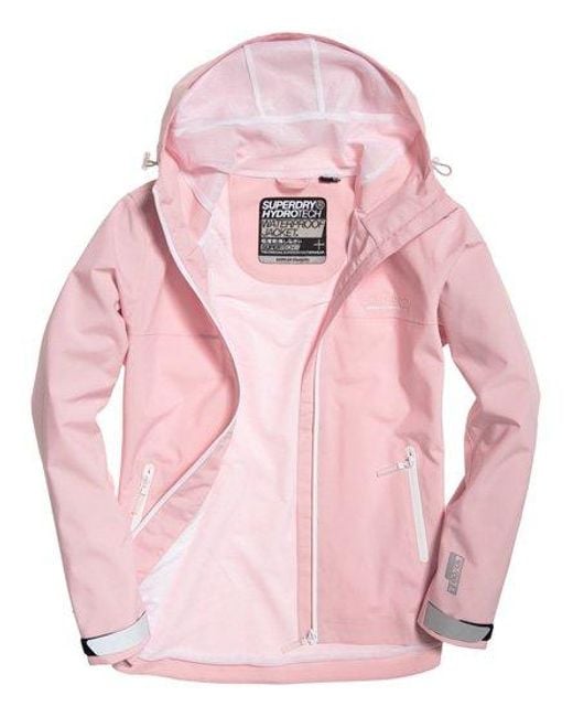 womens superdry waterproof coat