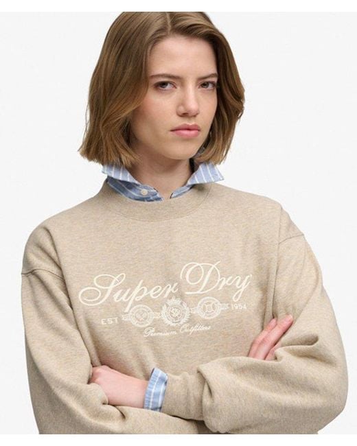 Superdry Blue & Co Country Club Crew Sweatshirt