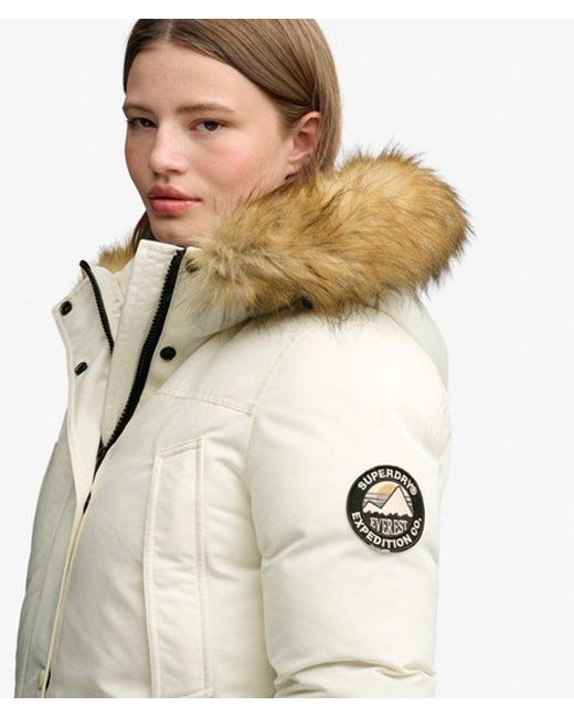 Superdry White & Co Everest Faux Fur Parka Coat