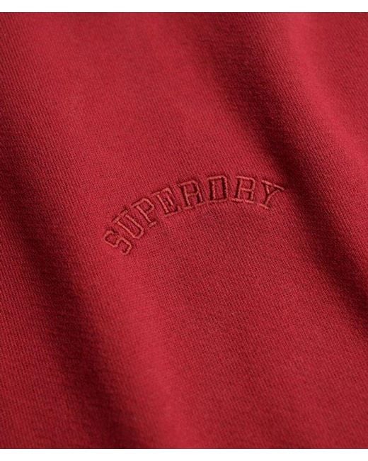 Superdry Red & Co Essential Logo Crew Sweatshirt
