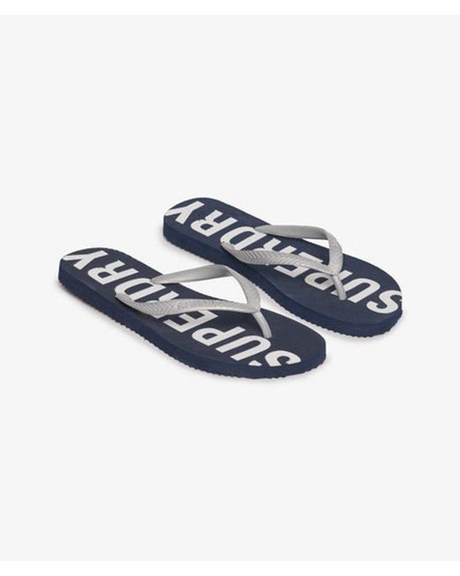 Superdry Blue Code Essential Flip Flops