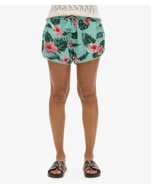 Superdry Strandshort in het Blue