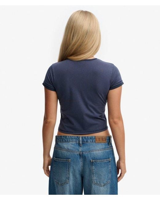 Superdry Blue & Co Athletic Essentials Layered Top