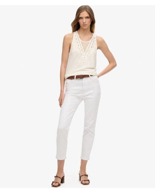 Superdry White & Co Jersey Lace Vest