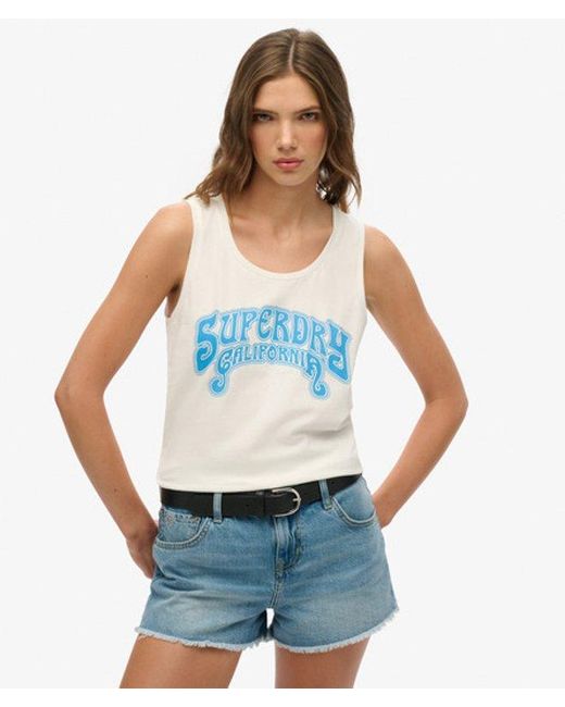 Superdry Cali Hemdtopje in het Blue