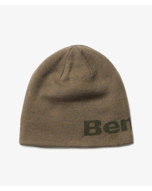 Superdry Green Bench X & Co Bench Jacquard Skater Beanie Hat for men