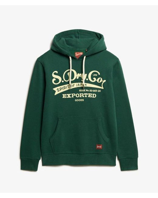 Superdry Green & Co Classic Spirit Hoodie for men