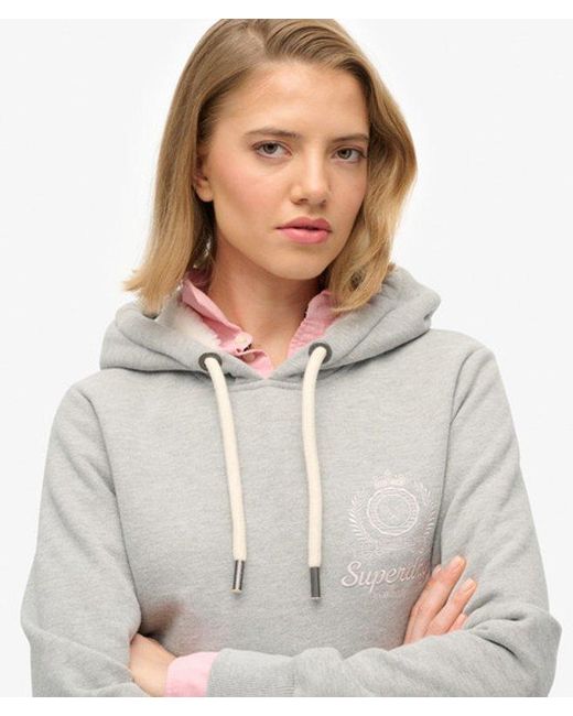 Superdry Gray & Co Finest Goods Relaxed Hoodie
