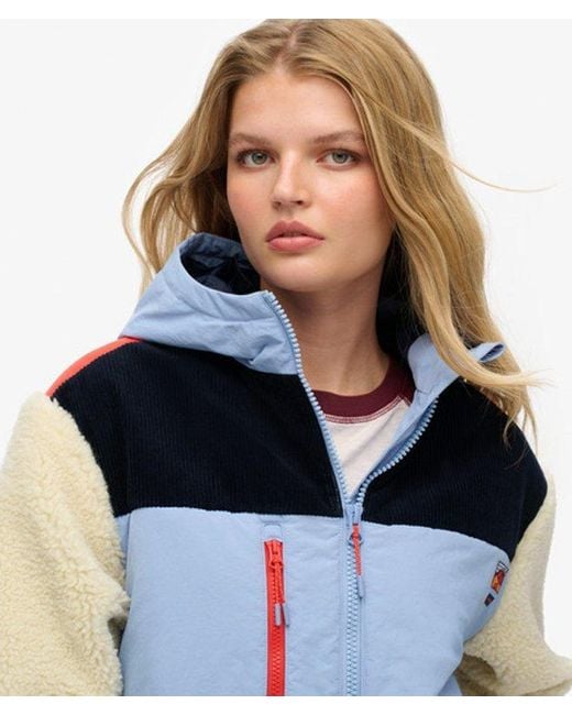 Superdry Blue & Co Hooded Fleece Jacket