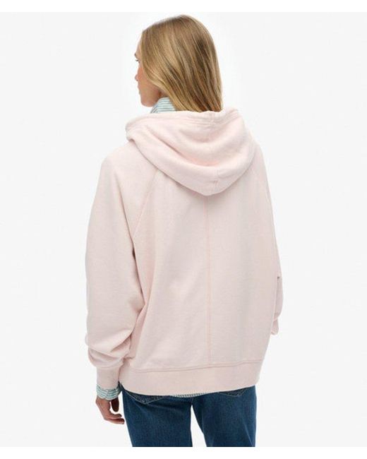 Superdry Natural & Co Studios Relaxed Zip Hoodie