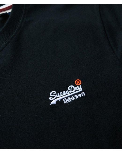 Superdry Black & Co Essential Embroidered T-shirt for men