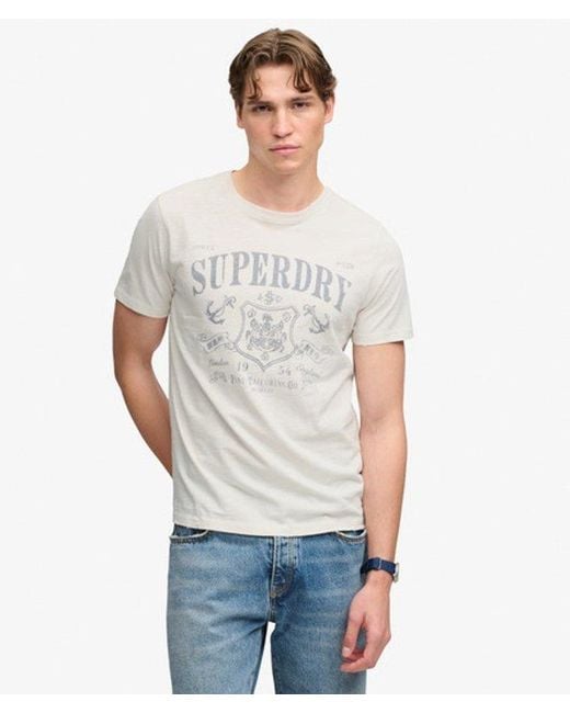Superdry Blue & Co Mercantile T-shirt for men