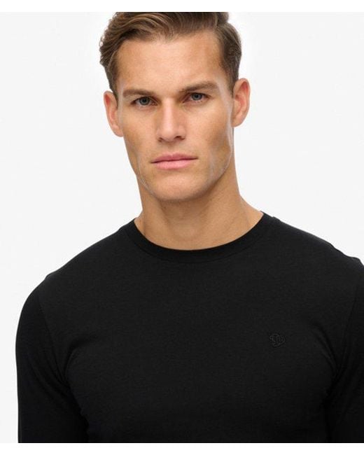 Superdry Black Classic Essential Top for men