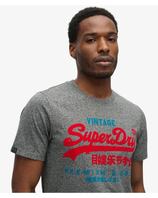 Superdry Red & Co Duo Vintage Logo T-shirt for men