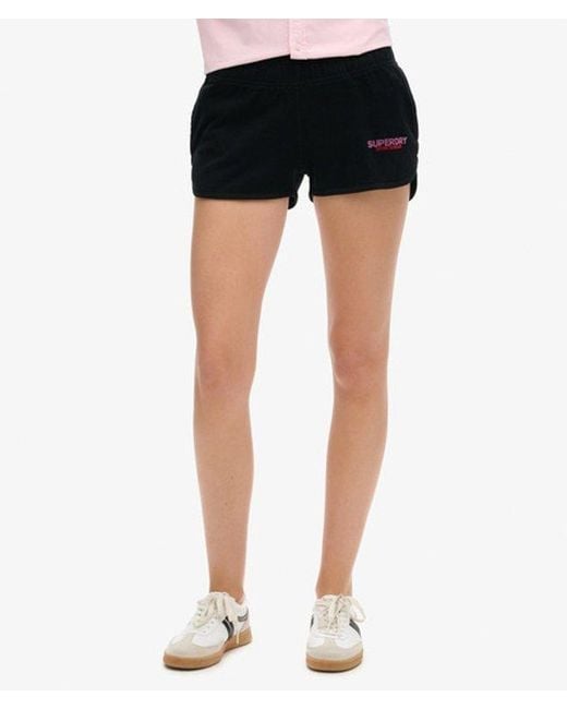 Superdry Pink & Co Sportswear Logo Racer Shorts