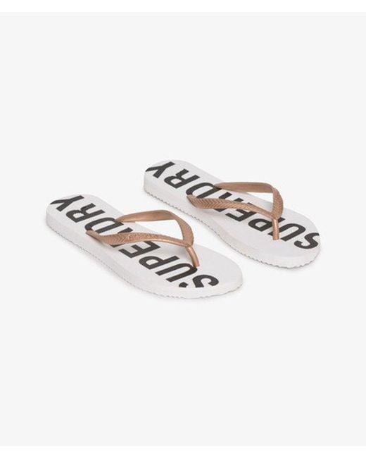 Superdry White & Co Code Essential Flip Flops