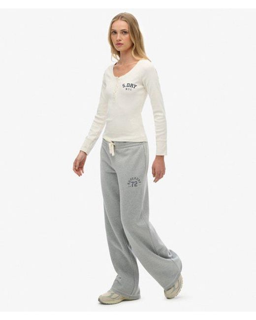Superdry Gray & Co Athletic Essentials Straight Leg joggers