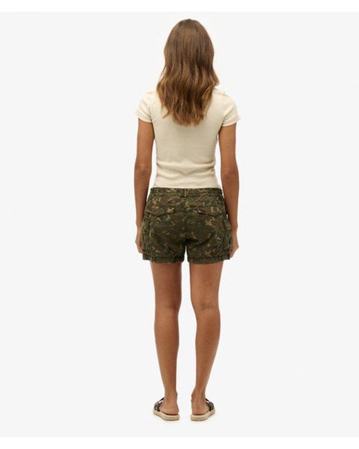 Superdry Cargoshort in het Natural