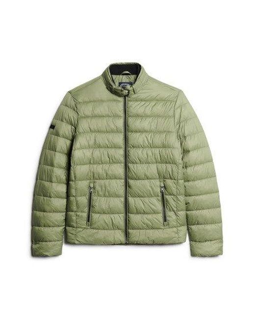 Superdry Green Lightweight Quilted Padded Jacket for men