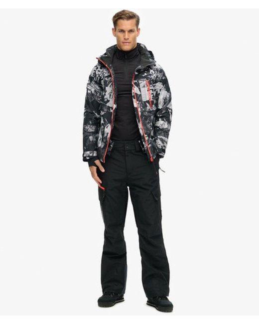 Superdry Black & Co Ski Freestyle Core Jacket for men