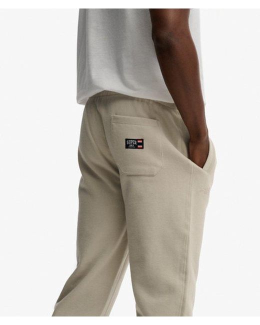 Superdry White & Co Essential Logo Half Brushed joggers for men