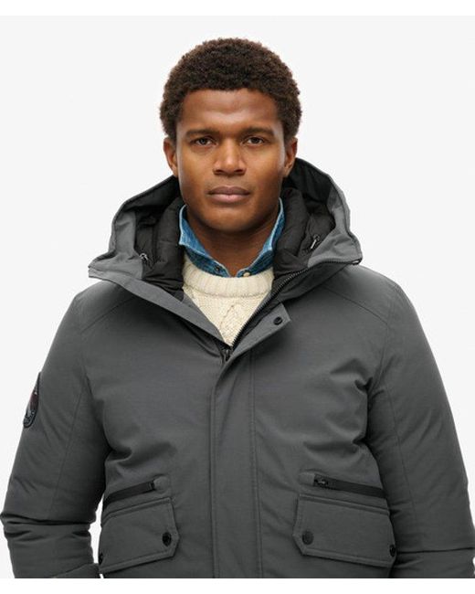 Superdry Gray & Co City Padded Bomber Jacket for men