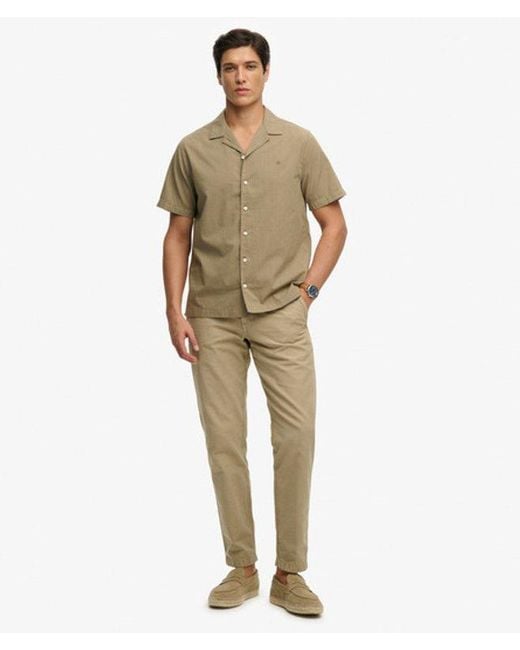Superdry Natural & Co Cabana Short Sleeve Shirt for men