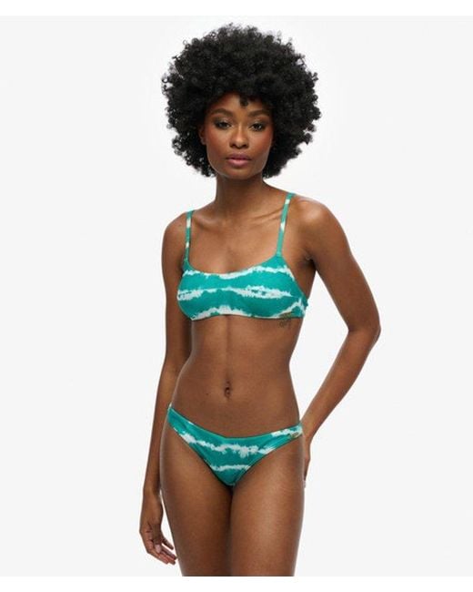 Superdry Pink & Co Tie Dye Recycled Bikini Top