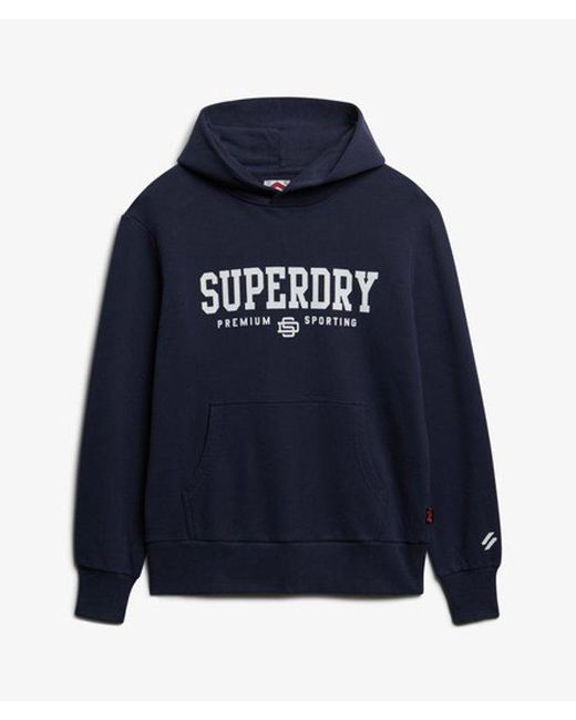 Superdry Blue Core Sport Hoodie for men