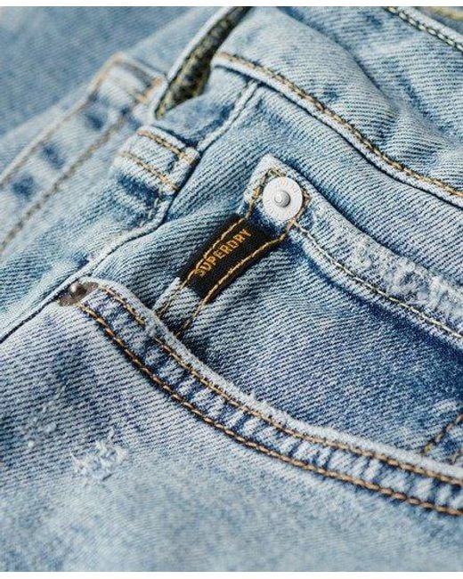 Superdry Blue Vintage Slim Jeans for men