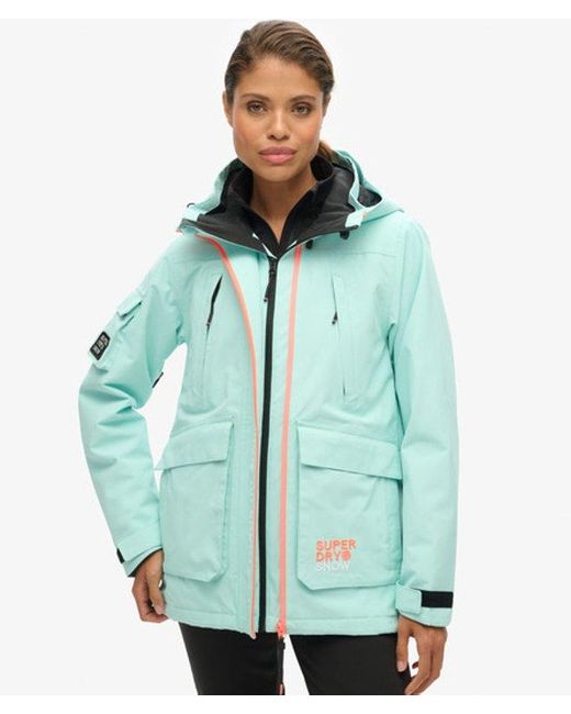 Superdry Green Ski Ultimate Rescue Jacket