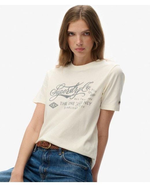 Superdry Natural & Co Industry Workwear Relaxed T-shirt