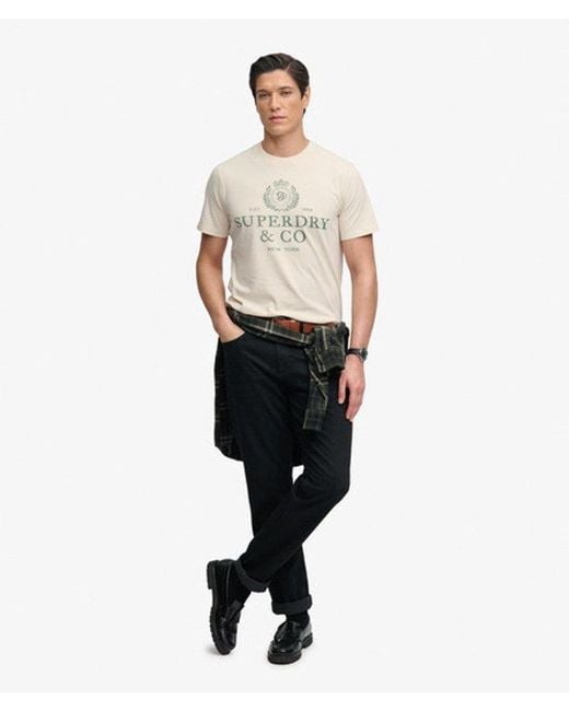 Superdry Natural & Co 1954 Company Relaxed T-shirt for men