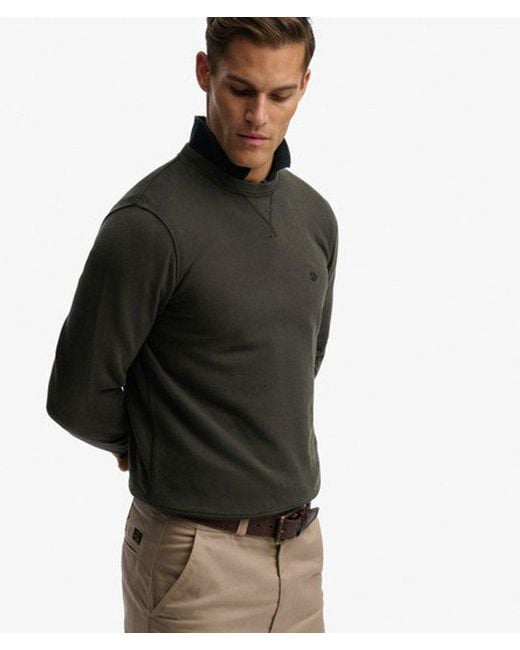 Homme Sweatshirt Classic Essential Taille Superdry pour homme en coloris Gray