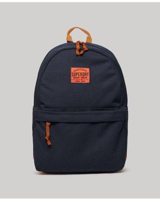 Superdry Blue Traditional Montana Backpack