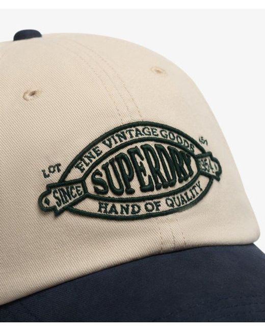 Femme Casquette De Baseball À Visière Contrastée Taille: 1Taille Superdry en coloris Blue