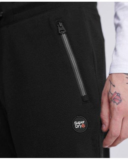 Superdry Black Collective Loopback Joggers for men