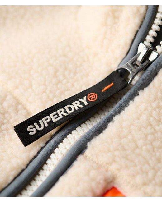 Superdry Blue & Co Slim Fit Outdoor Fleece Gilet