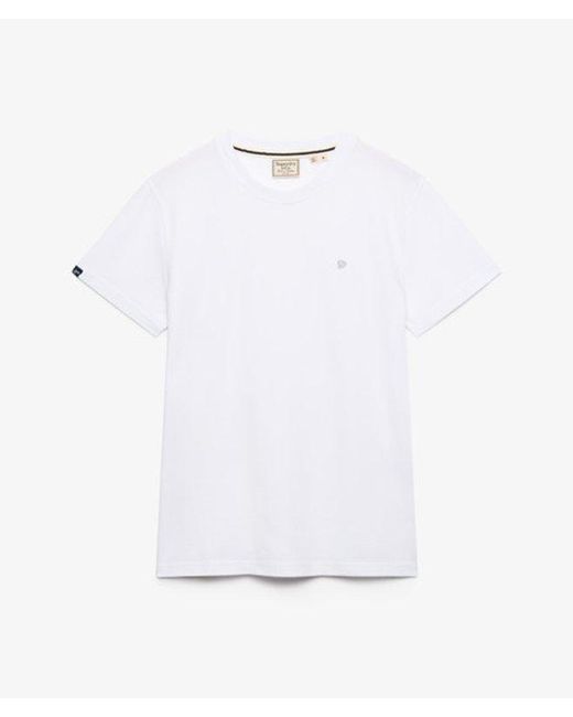 Superdry White & Co Logo Embroidered T-shirt for men