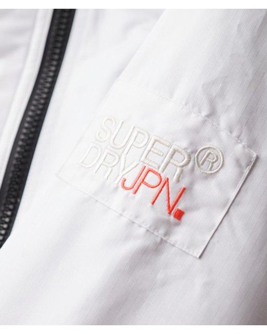 Superdry White & Co Hooded Mountain Windbreaker Jacket