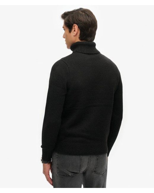 Superdry Geborstelde Coltrui in het Black voor heren
