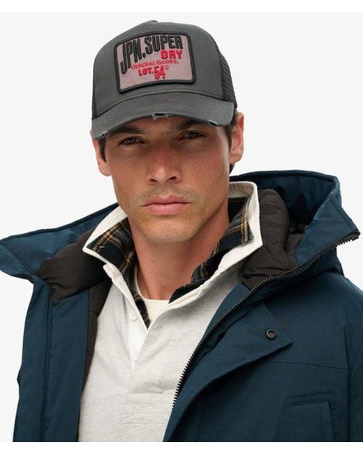 Femme Casquette Camionneur En Velours Dirt Road Taille: 1Taille Superdry en coloris Black